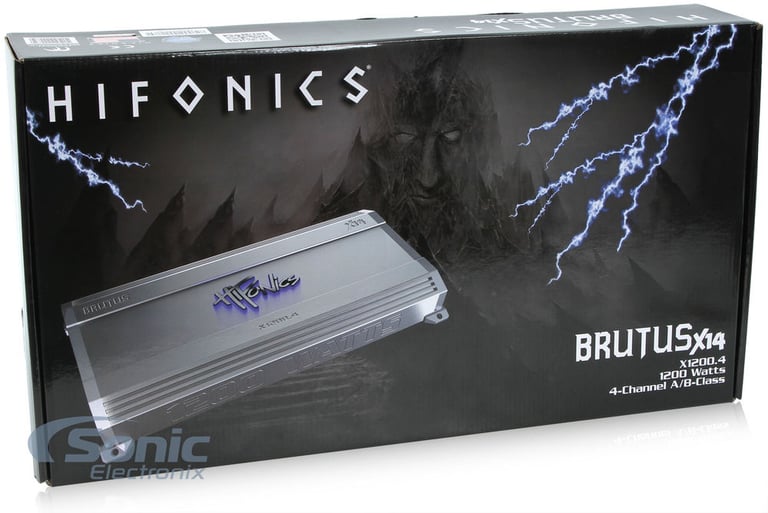 Hifonics X1200.4 OPEN BOX INCOMPLETE Image 7