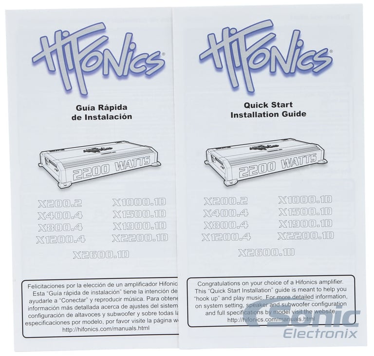 Hifonics X1500.1D-RB (Factory Refurbished) Image 7