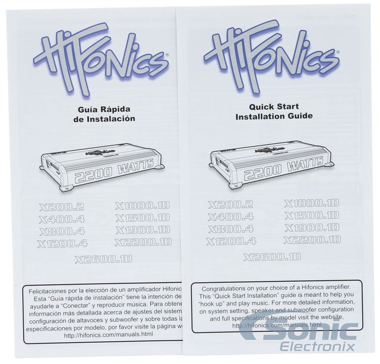 Hifonics X1900.1D Image 7
