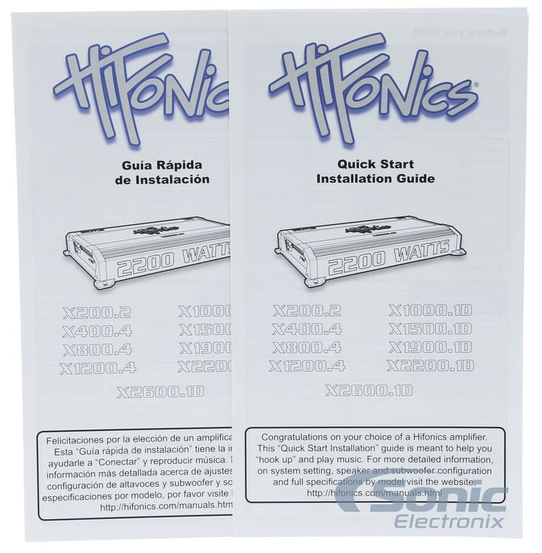 Hifonics X200.2 Image 6