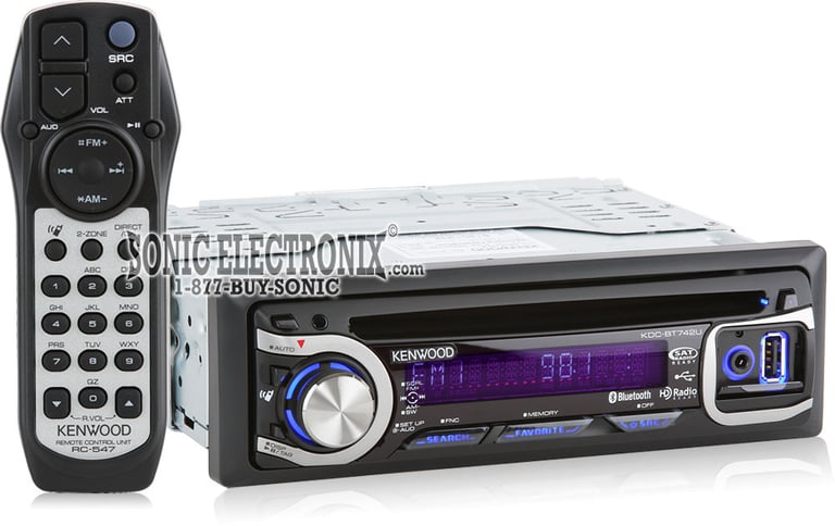 Kenwood KDC-BT742U R/B Image 1