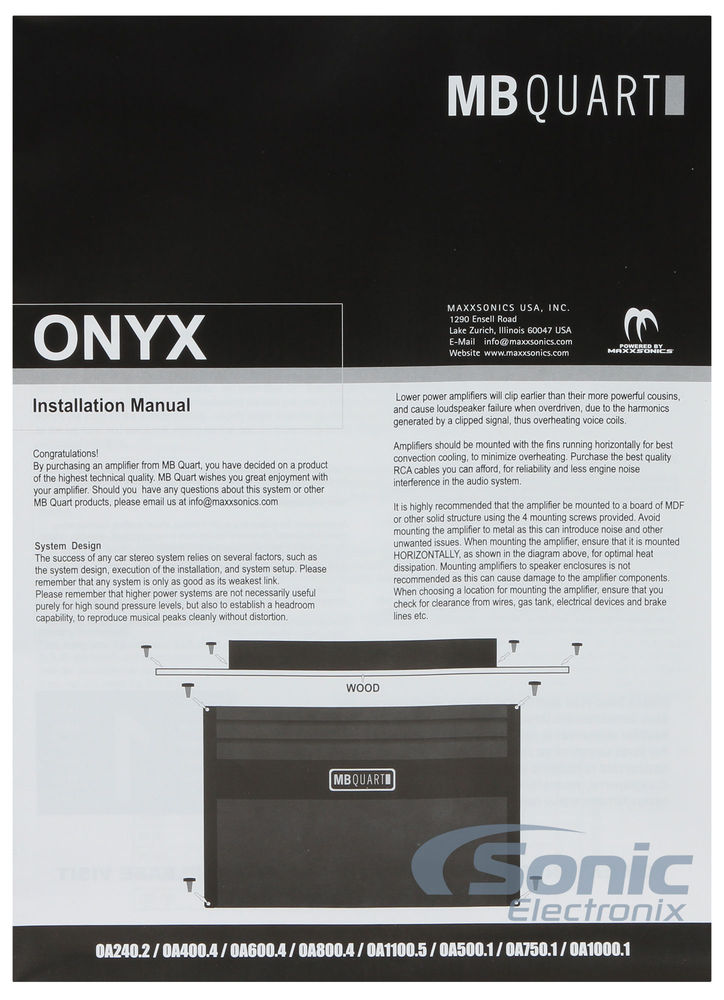MB Quart OA1100.5 Image 7