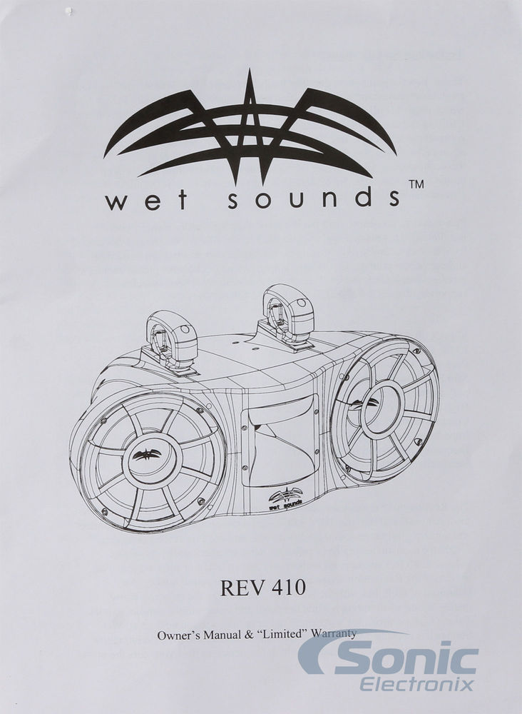 Wet Sounds REV 410 B-SC Image 5