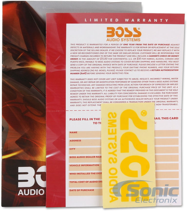 Boss Onyx NXD3500 Image 8