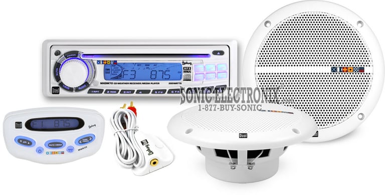 Dual MXCP7030 (Combo: Marine Radio + 6-1/2" Speakers) Image 1