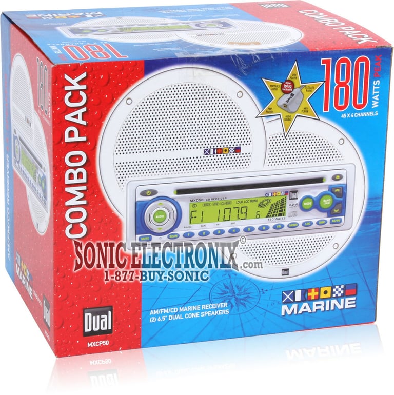 Dual MXCP50 (Marine Combo: Head Unit + 6-1/2" Speakers) Image 8