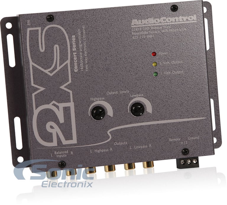 AudioControl 2XS Crossover (Salmon Gray) Image 1