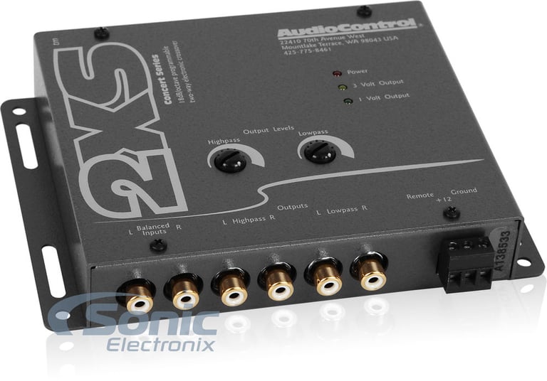 AudioControl 2XS Crossover (Salmon Gray) Image 3
