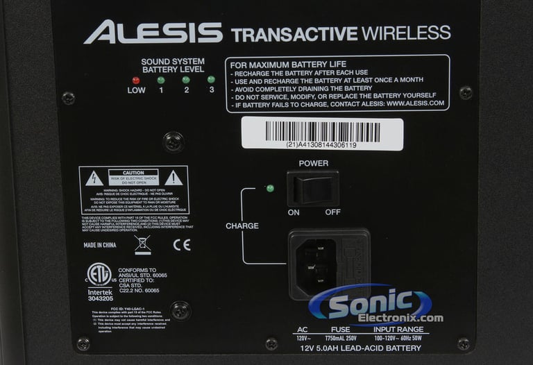 Alesis TransActive Wireless R/B Image 4
