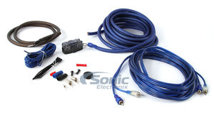 Install Bay 4 Gauge Amplifier Power Wiring Kit (AK4)