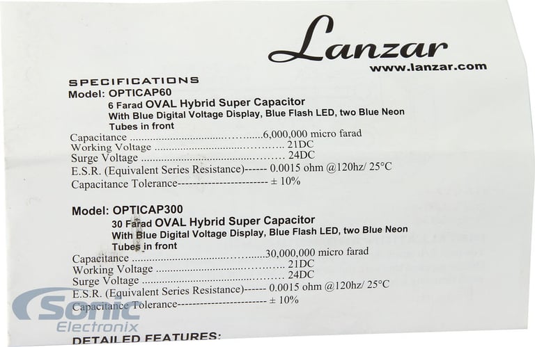 Lanzar OPTICAP60 Open Box Complete Image 6