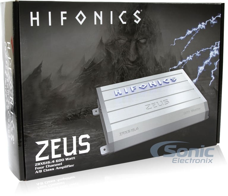Hifonics ZRX616.4 Open Box Complete (Very Good, Used) Image 8