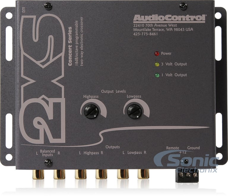 AudioControl 2XS Crossover Open Box Complete (Salmon Gray) Image 2
