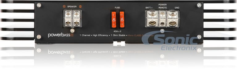 PowerBass ASA 600.1DX Amplifier + Free Installation Kit Image 4