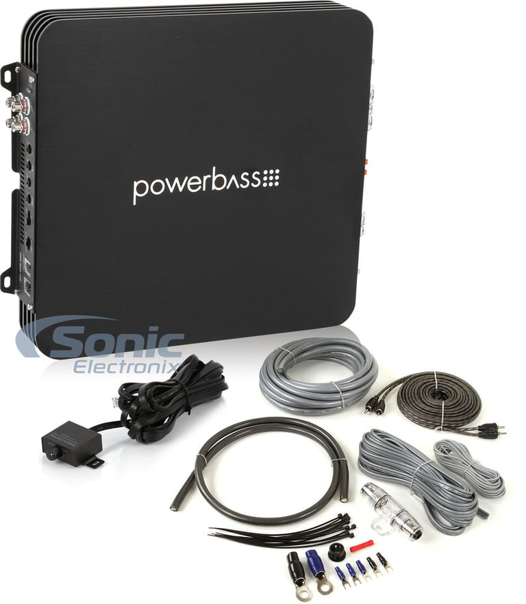 PowerBass ASA 600.1DX Amplifier + Free Installation Kit Image 1