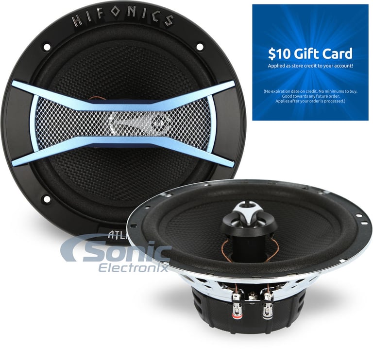 Hifonics ATL653 with $10 eGift Card Image 1