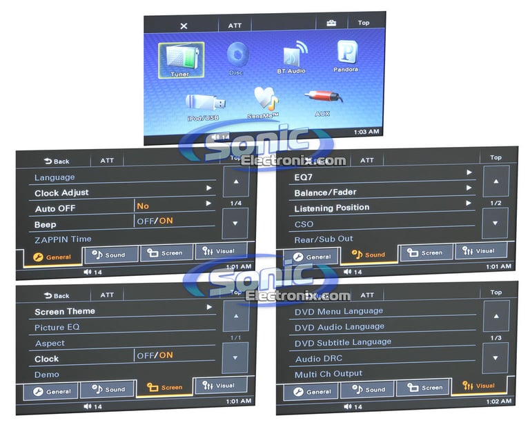 Sony XAV-64BT- OPEN BOX Image 11