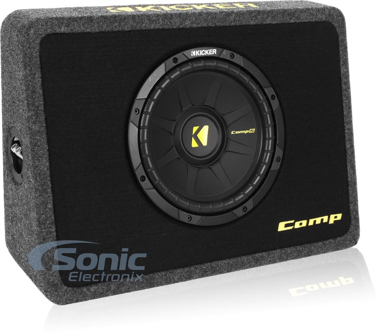 Kicker 10" 600W Loaded Subwoofer Box + Amplifier + Amp Kit Image 2