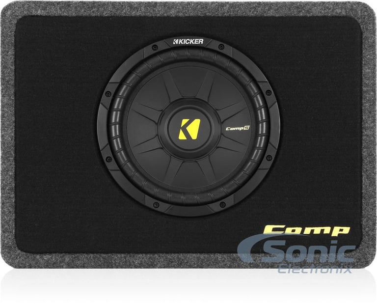 Kicker 10" 600W Loaded Subwoofer Box + Amplifier + Amp Kit Image 3