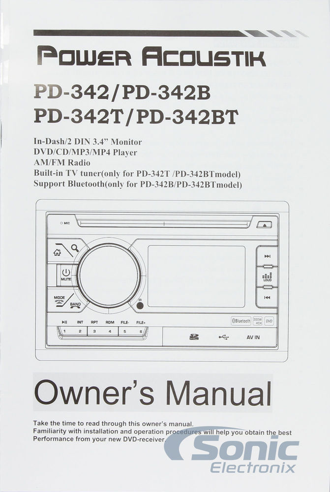 Power Acoustik PD-342B Image 7