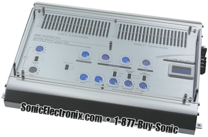Audiobahn AEX250X 20 Band Equalizer/Crossover/Line Driver Image 1