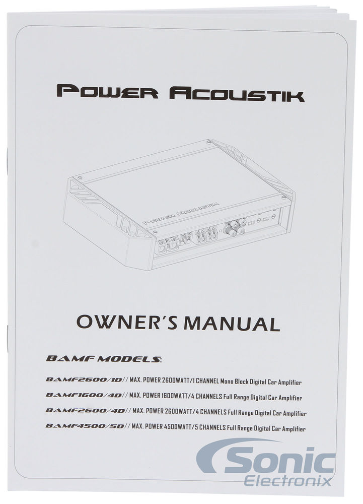 Power Acoustik BAMF2600/4D Image 5