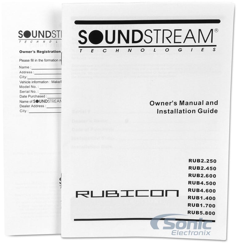 Soundstream RUB4.500 Image 5