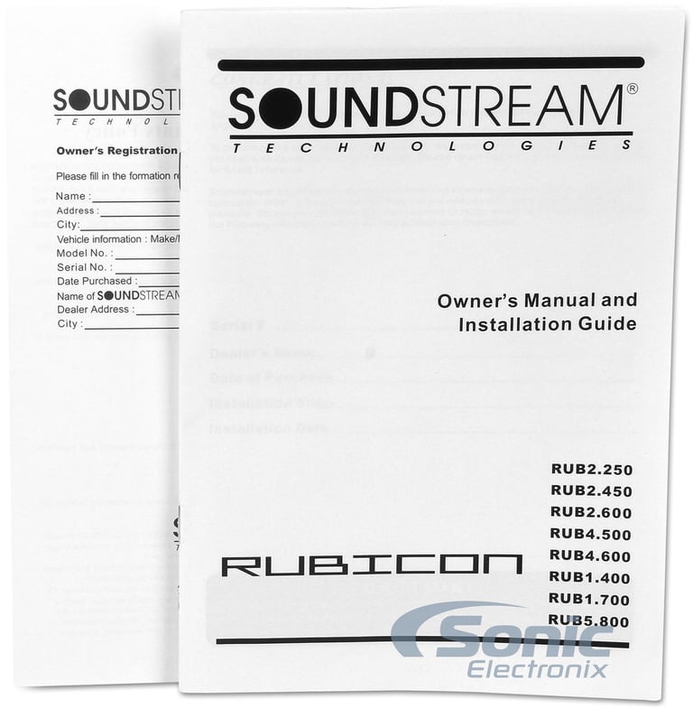 Soundstream RUB4.600 (Factory Refurbished) Image 5