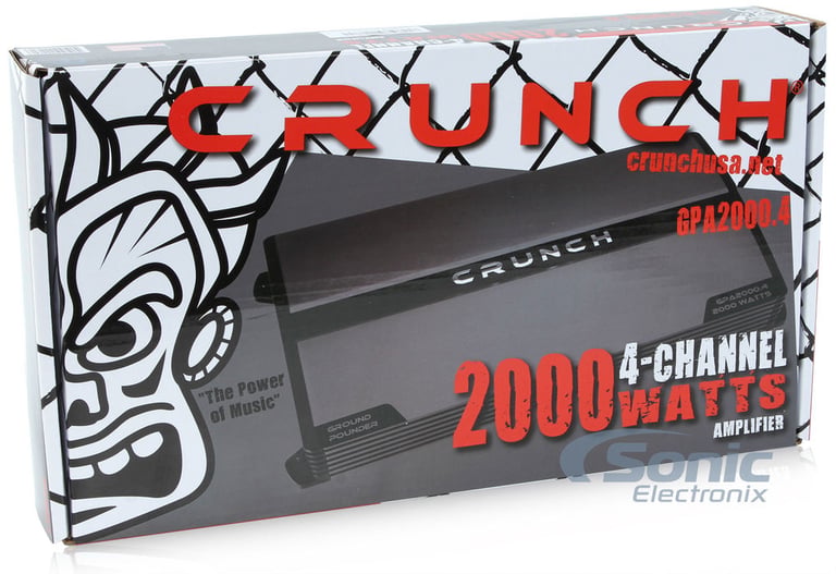 Crunch GPA2000.4- OPEN BOX  Image 6