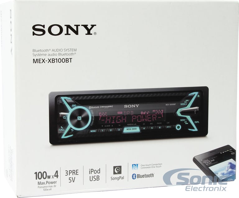 Sony MEX-XB100BT OPEN BOX INCOMPLETE Image 11