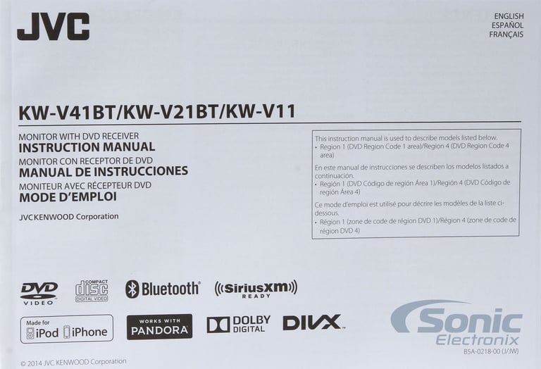 JVC KW-V41BT (Factory Refurbished) Image 10