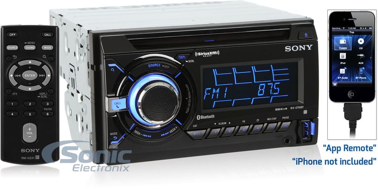 Sony WX-GT90BT (Open Box, Complete) Image 1