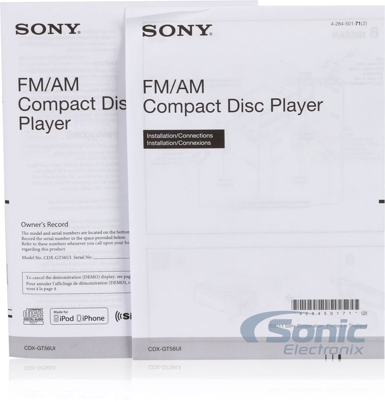 Sony CDX-GT56UI (Ships as CDX-GT570UP) Image 7