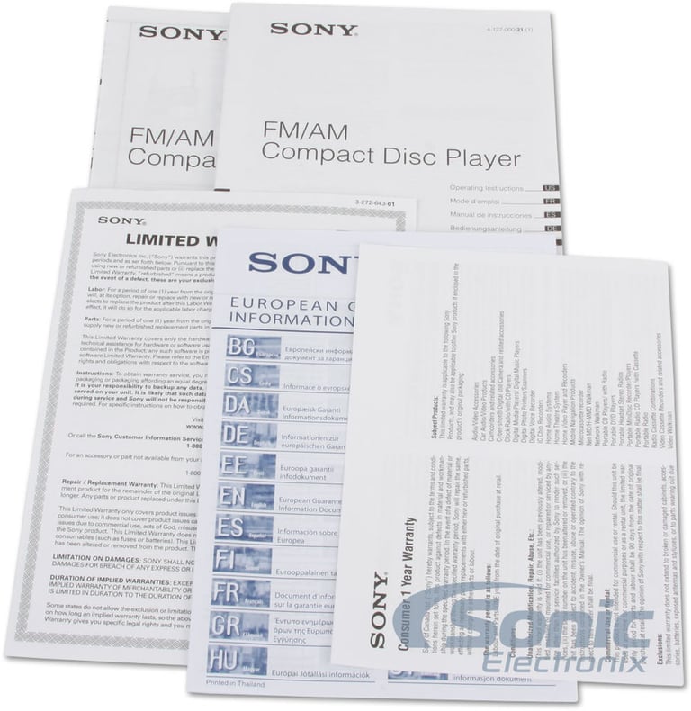 Sony CDX-M60Ui Image 9