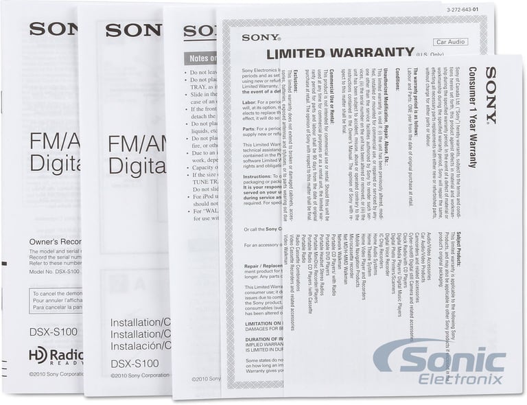 Sony DSX-S100 Image 10