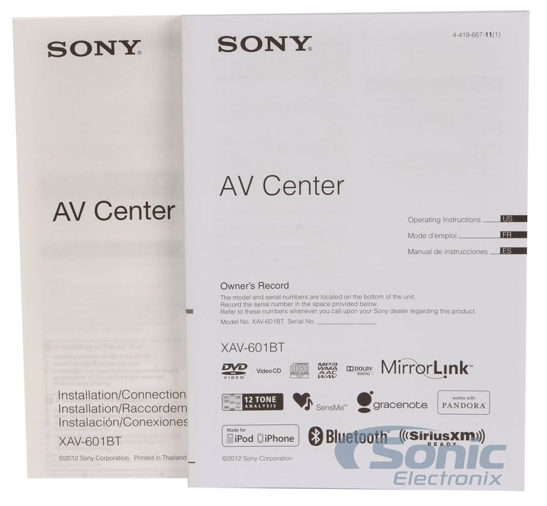 Sony XAV-601BT Open Box Image 13