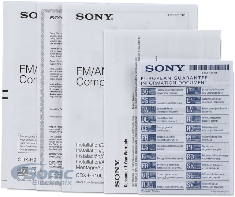 Sony Marine CDX-H910UI Image 7