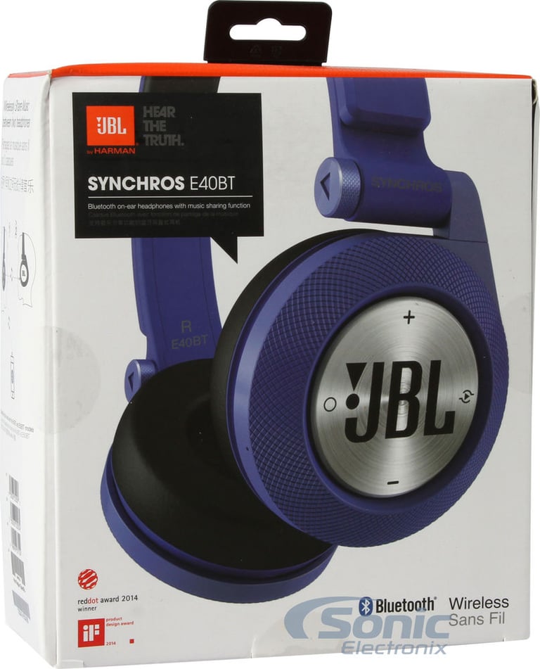 JBL Synchros E40BT - Blue (E40BTBLU) Image 10