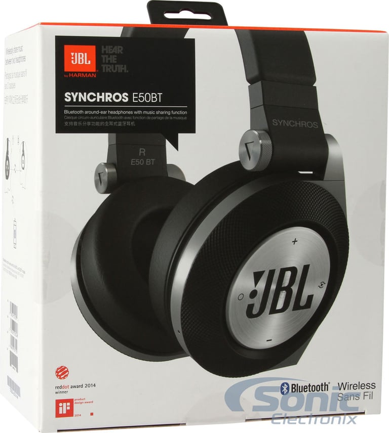 JBL Synchros E50BT - Black (E50BTBLK) Image 11