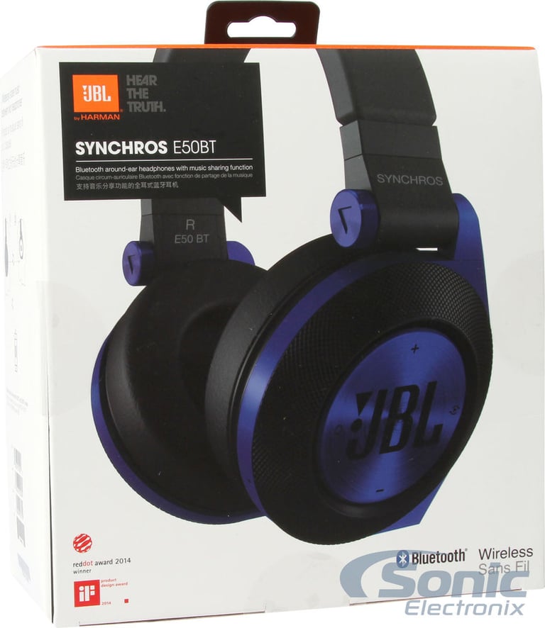 JBL Synchros E50BT - Blue (E50BTBLU) Image 11