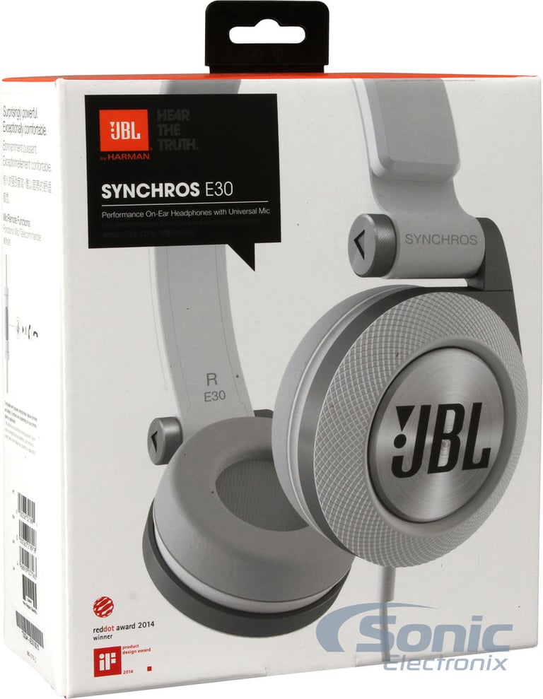 JBL SYNCHROS E30 White (E30WHT) Image 7