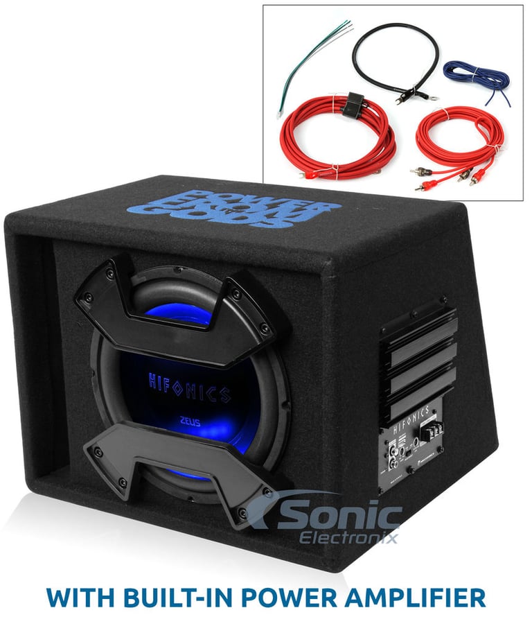Hifonics HF-110A Powered 10" Sub Box OPEN BOX COMPLETE Image 14