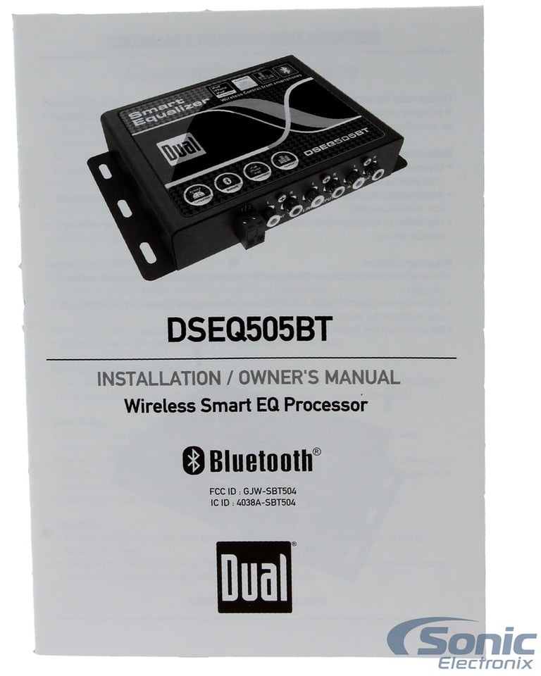 Dual DSEQ505BT Image 8