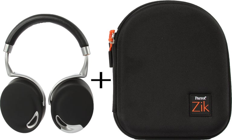 Parrot ZIK Black Gold Bluetooth Headphones (Refurbished) w/ Protective Case Image 1
