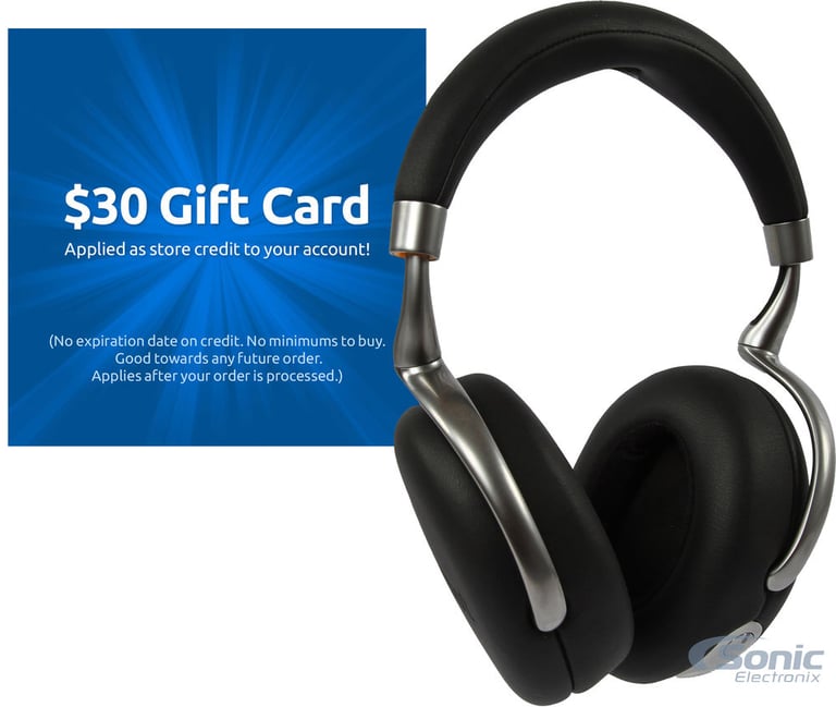 Parrot ZIK 2 Bluetooth Headphones BLACK + Free $30 Sonic Electronix Gift Card Image 1