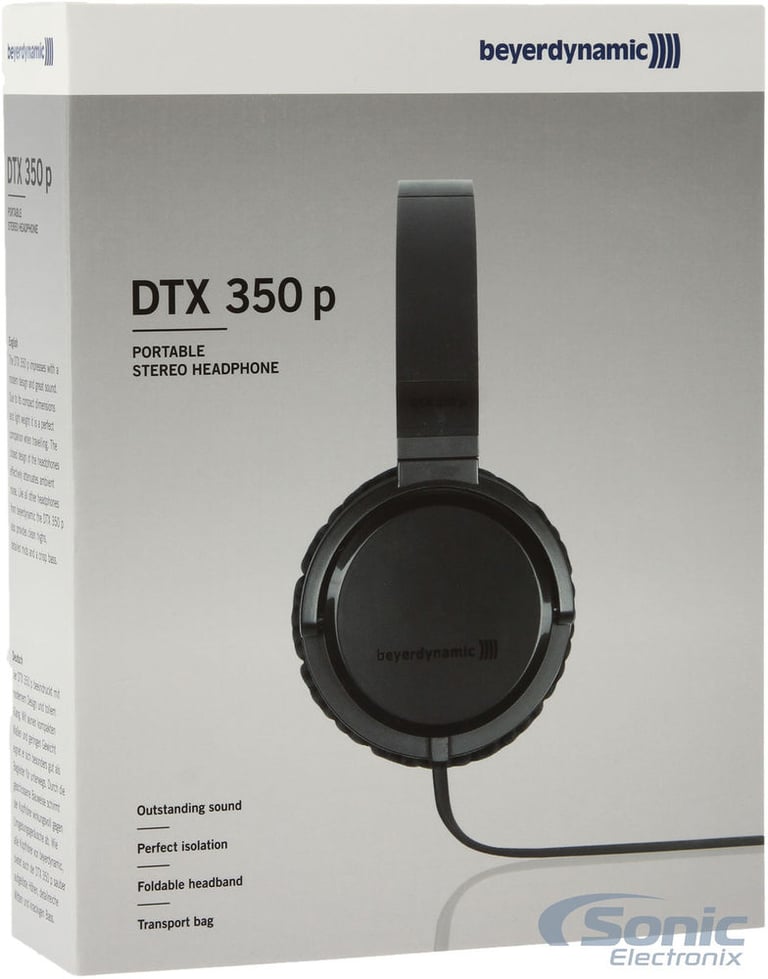 Beyerdynamic DTX 350 P  BLACK On-Ear Headphones Image 7