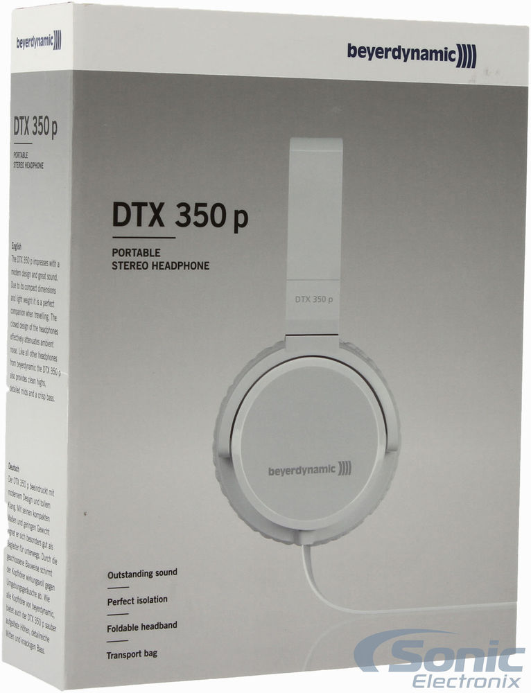 *** WAS $70 *** Beyerdynamic DTX 350 P - WHITE On-Ear Closed-Back Headphones Image 8