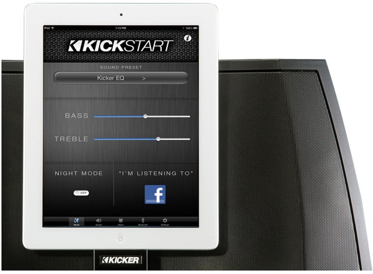 Kicker iK5 Amphitheater with 30-Pin iPhone/iPad Dock and Aux Input (40iK5 - Manufacturer Refurbished) Image 3