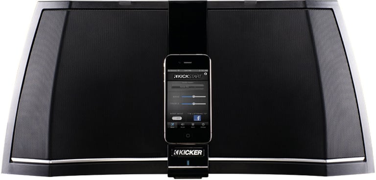 Kicker iK5 Amphitheater with 30-Pin iPhone/iPad Dock and Aux Input (40iK5 - Manufacturer Refurbished) Image 1