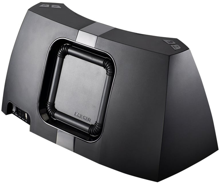 Like New (Damaged Packaging): Kicker IK5BTL Amphitheater with Bluetooth, Lightning Dock, USB & Aux Input  (41IK5BTL) Image 2